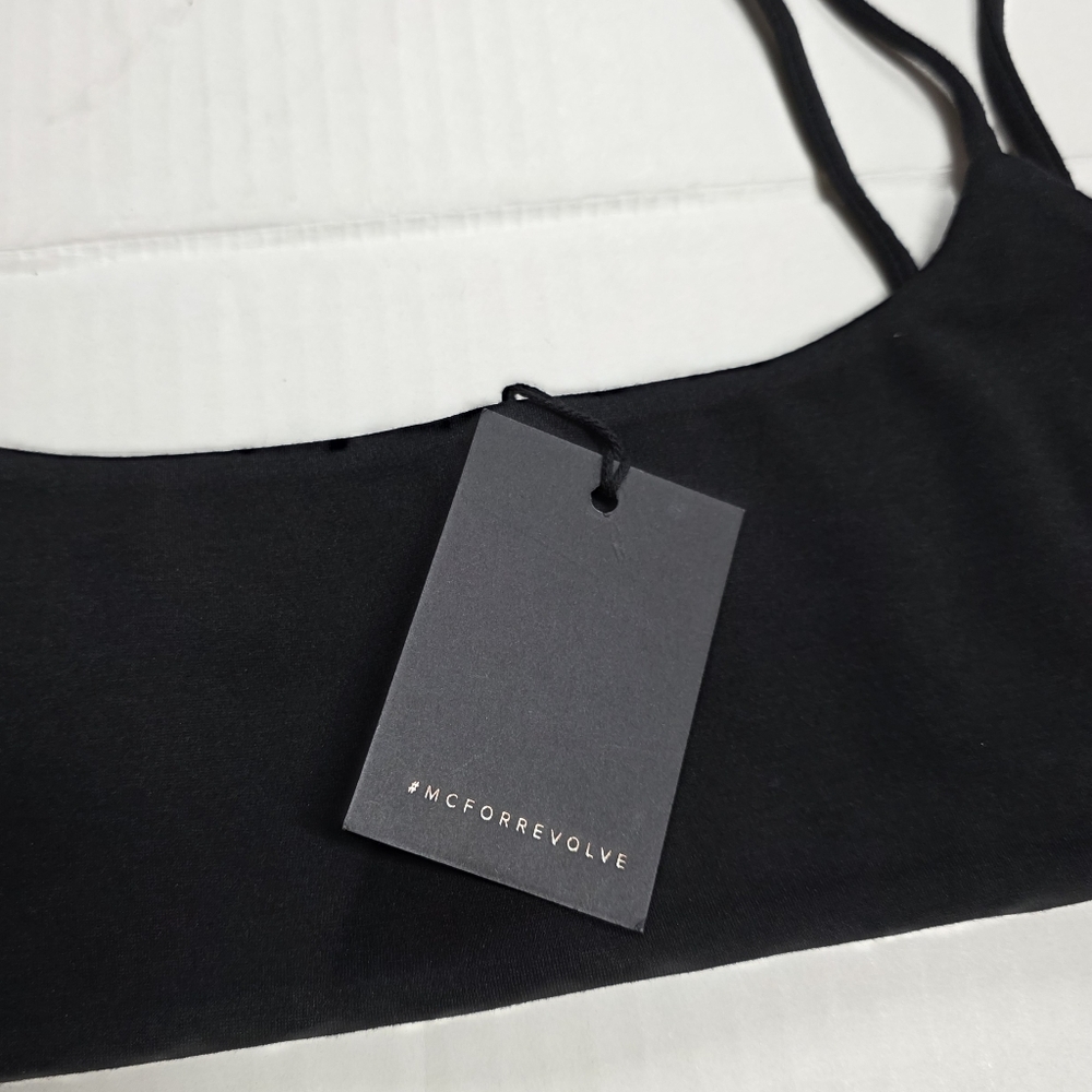MICHAEL COSTELLOAmira Crop Top In Black - Picture 10 of 13
